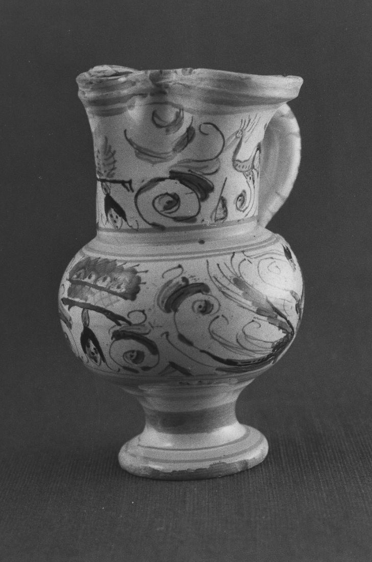 boccale, opera isolata - bottega italiana (sec. XVII)