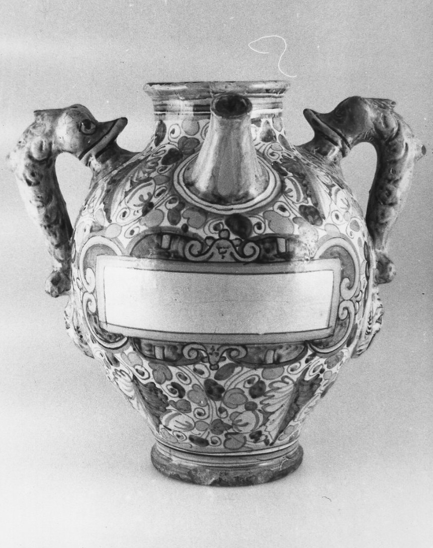 vaso da farmacia, opera isolata - bottega italiana (sec. XVII)
