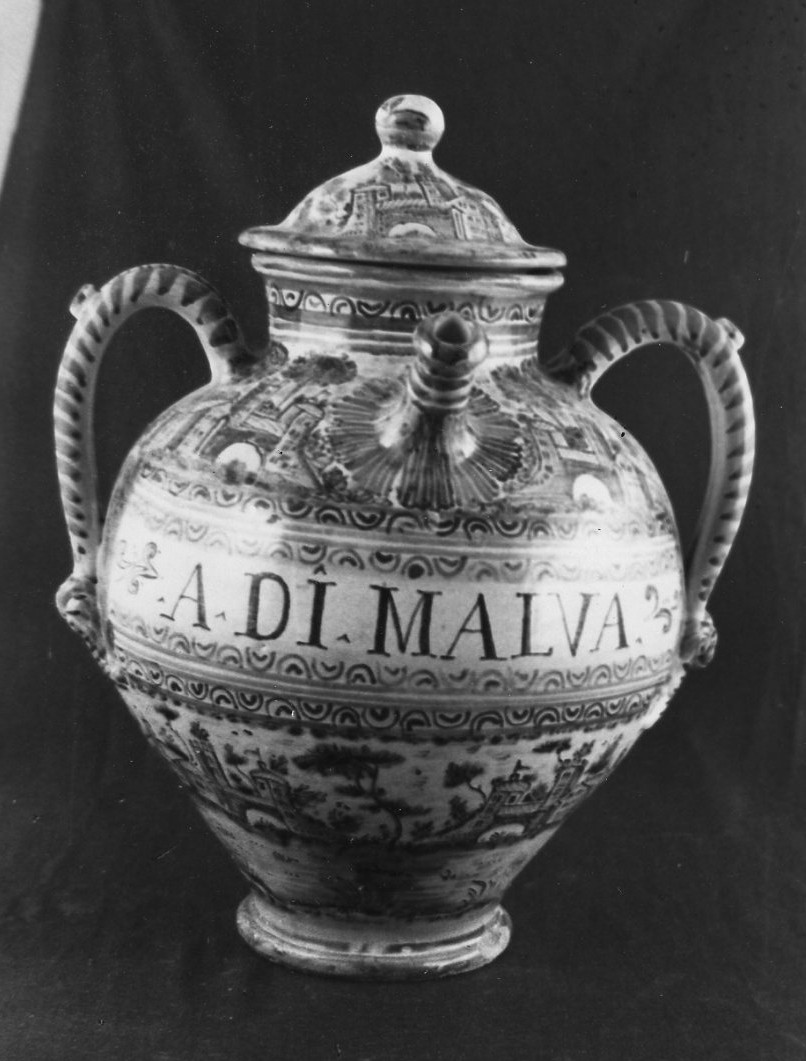 vaso, opera isolata - bottega italiana (sec. XVIII)