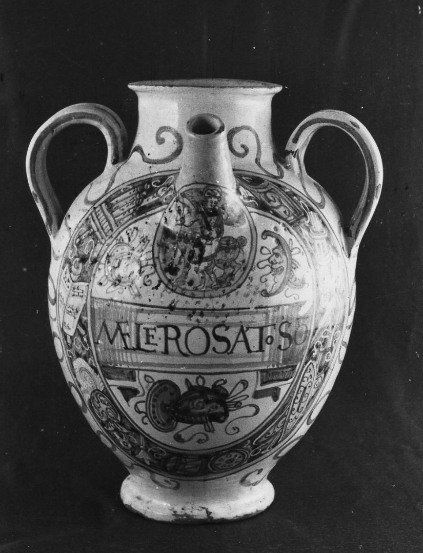 orciolo, opera isolata - bottega derutese (sec. XVII)