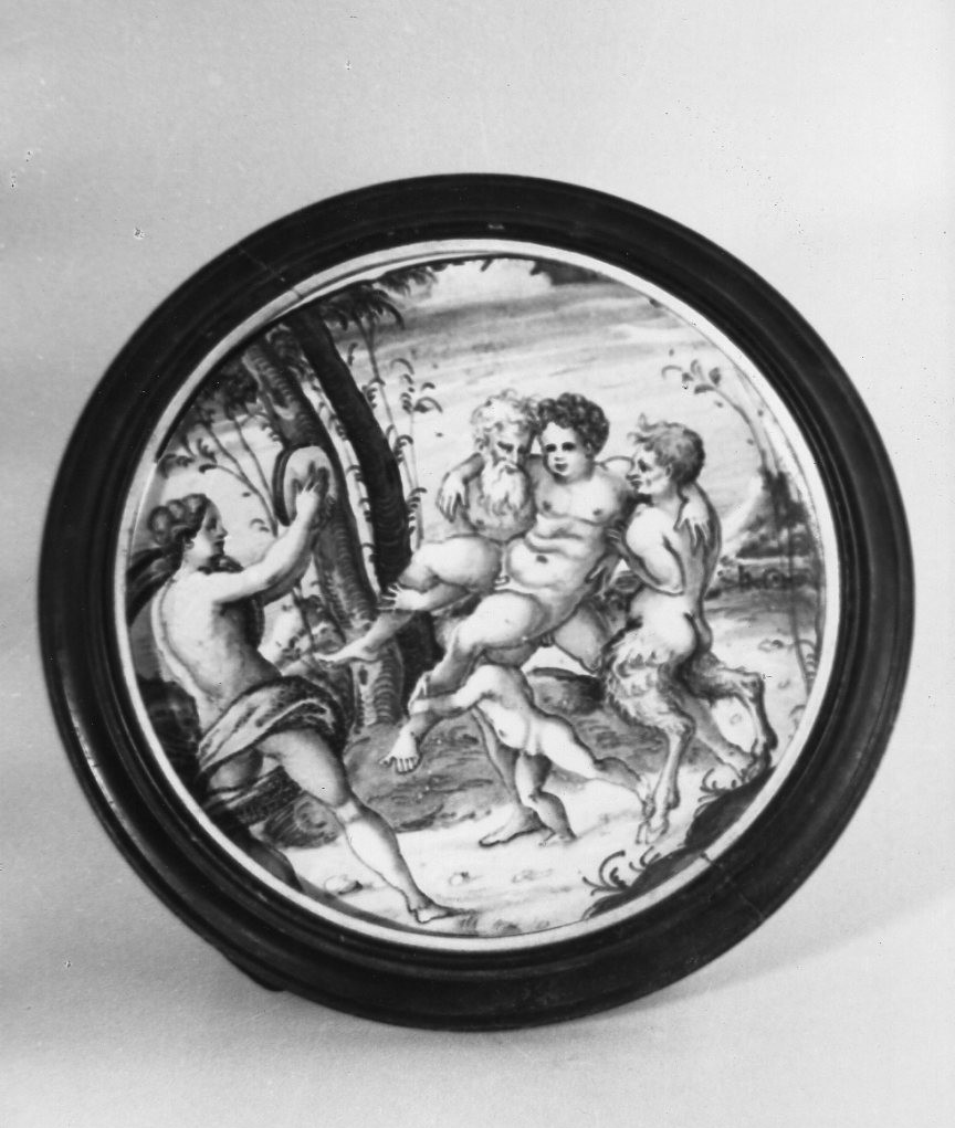 piatto da pompa, opera isolata - bottega veneta (prima metà sec. XVI)