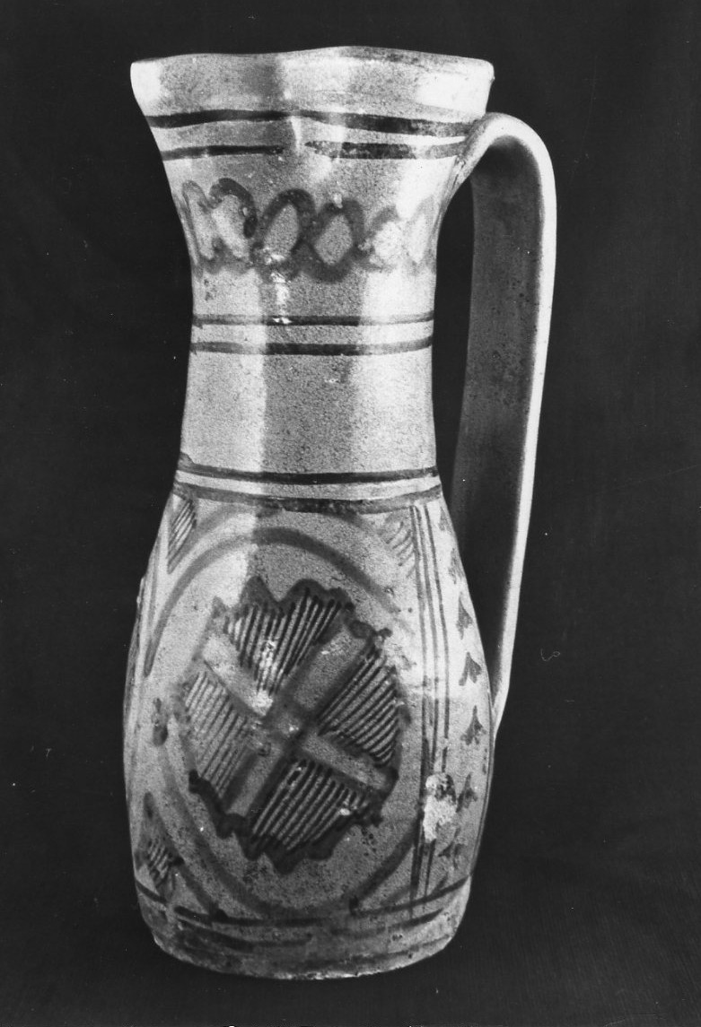 boccale, opera isolata - bottega Italia centrale (secc. XIV/ XV)