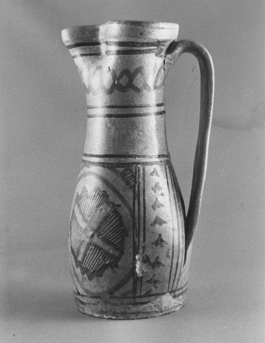 boccale, opera isolata - bottega Italia centrale (sec. XIV)