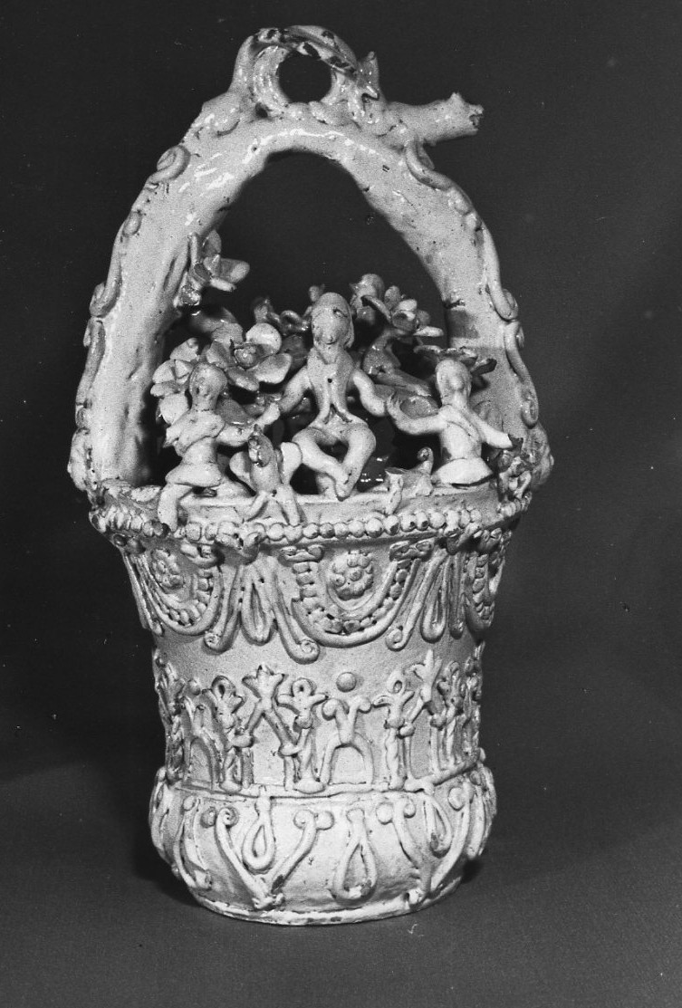 brocca, opera isolata - bottega sarda (prima metà sec. XIX)