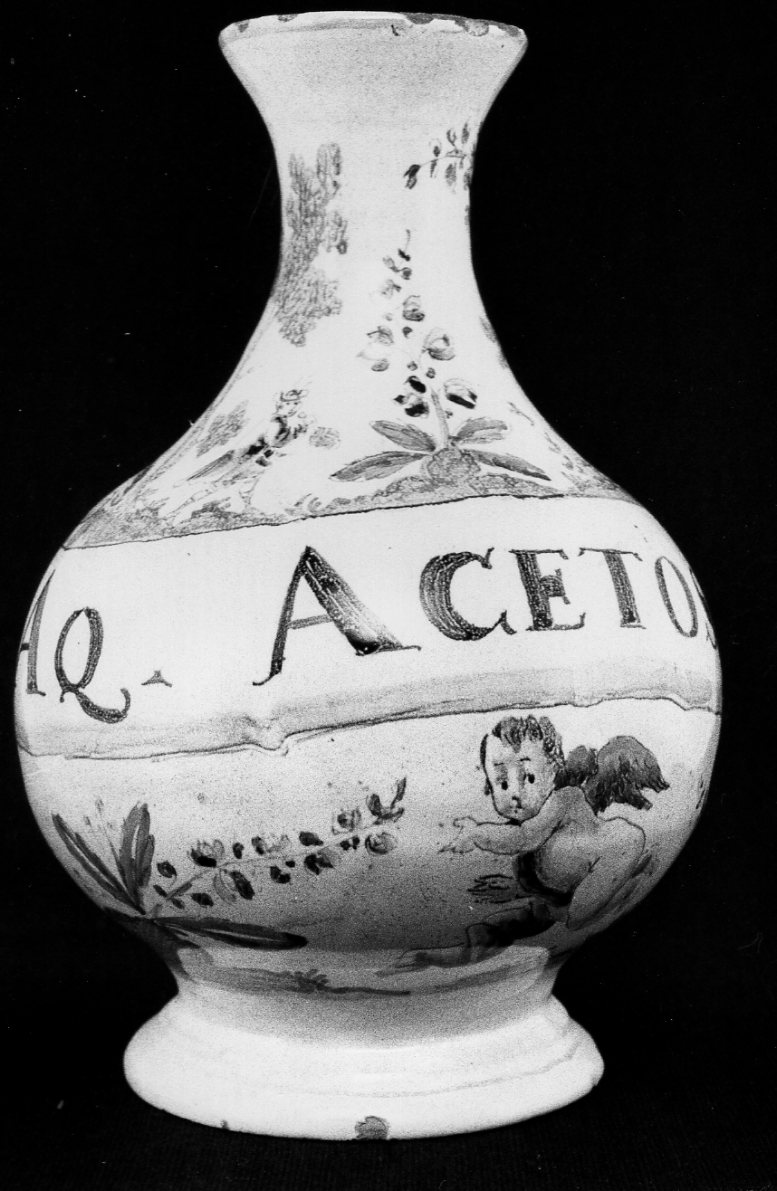 bottiglia, opera isolata - bottega di Castelli (sec. XVIII)