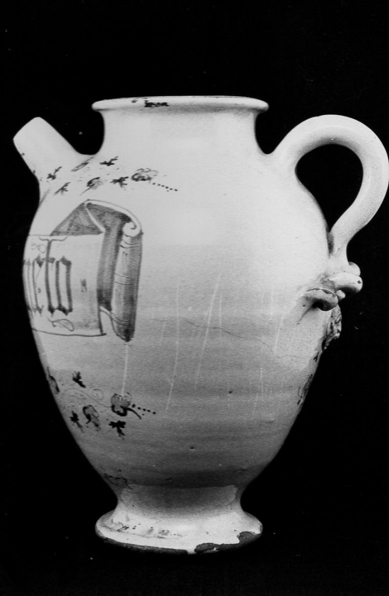 brocca, opera isolata - bottega spagnola (sec. XVII)