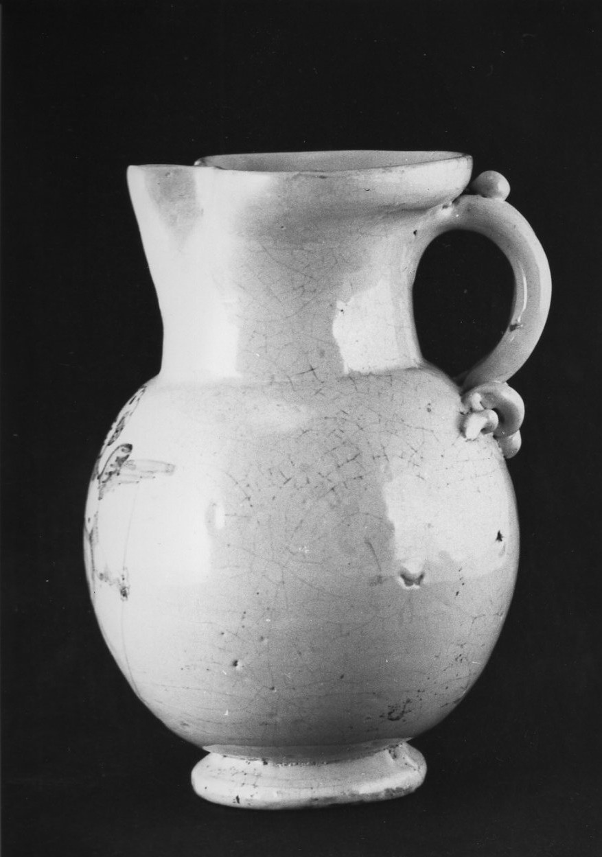 boccale, opera isolata - bottega faentina (inizio sec. XVII)