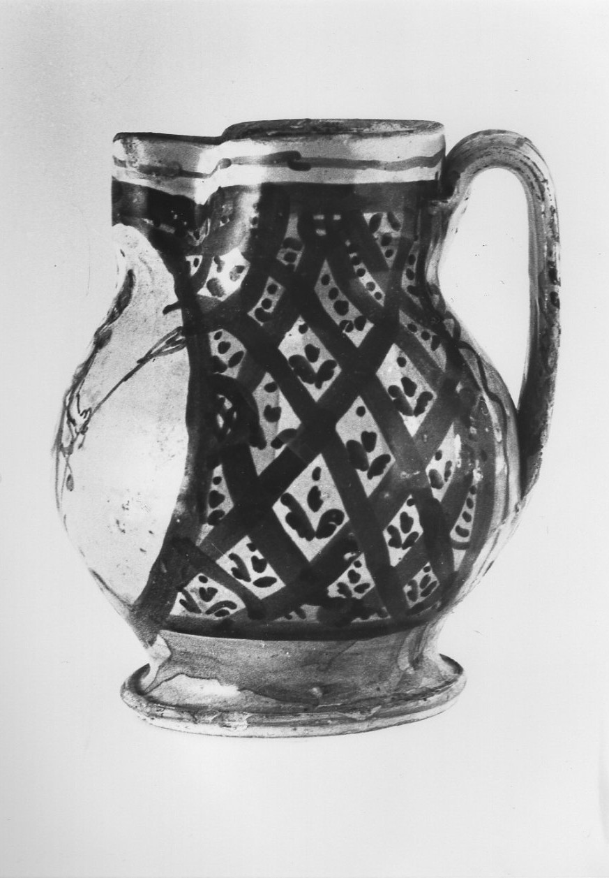 boccale, opera isolata - bottega romagnola (seconda metà sec. XVI)