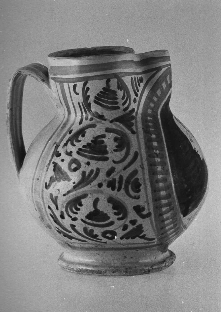 boccale, opera isolata - bottega Italia centrale (sec. XVI)