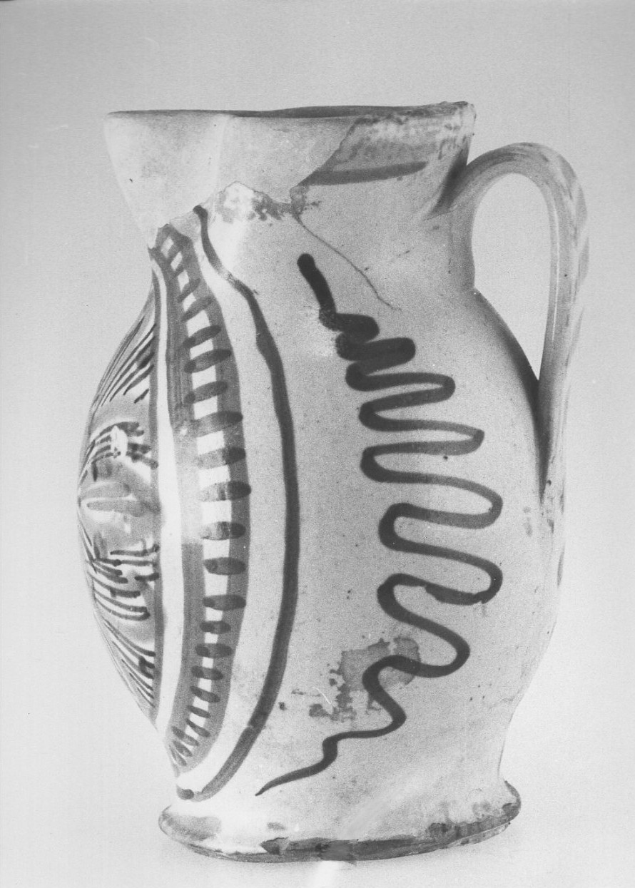 boccale, opera isolata - bottega umbra (sec. XVI)