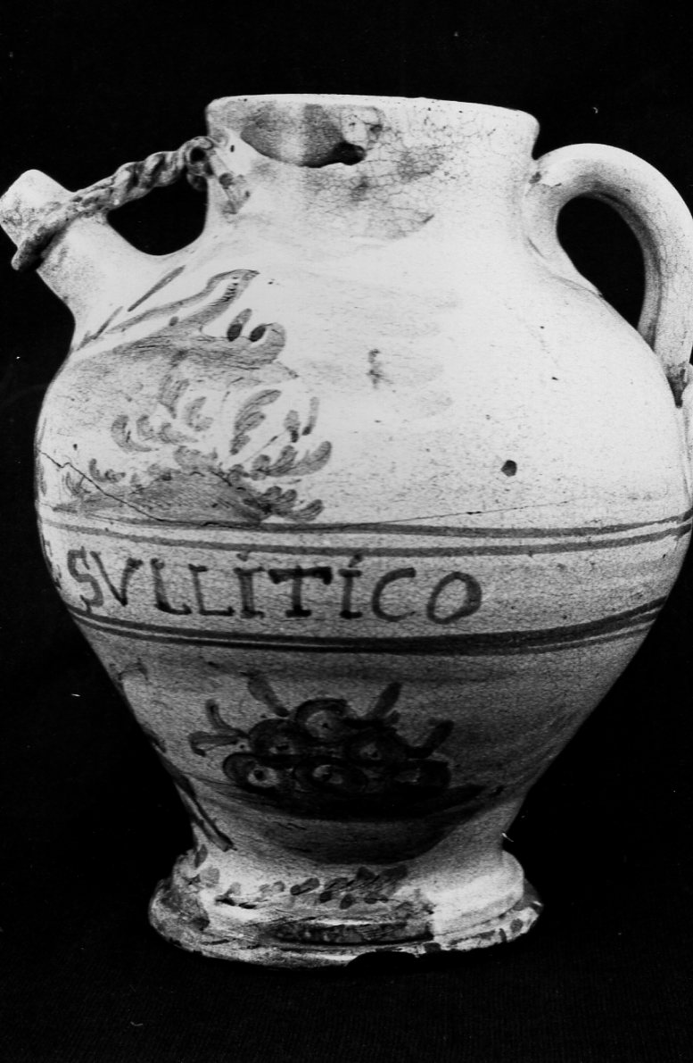 brocca, opera isolata - bottega ligure (secc. XVII/ XVIII)