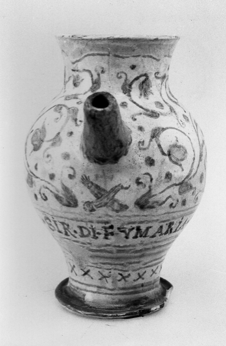 brocca, opera isolata - bottega Italia settentrionale (sec. XVII)