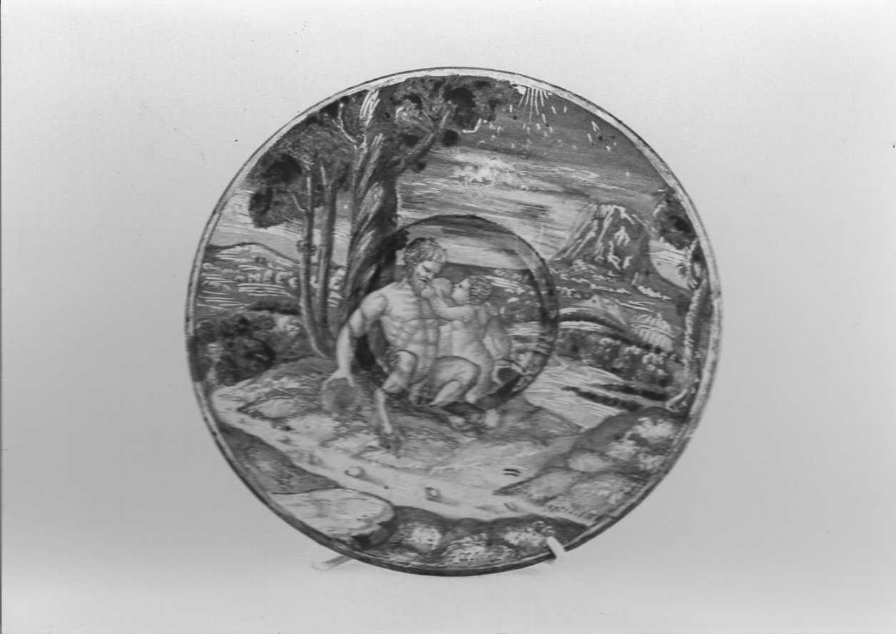 piatto, opera isolata di Andreoli Giorgio (sec. XVI)