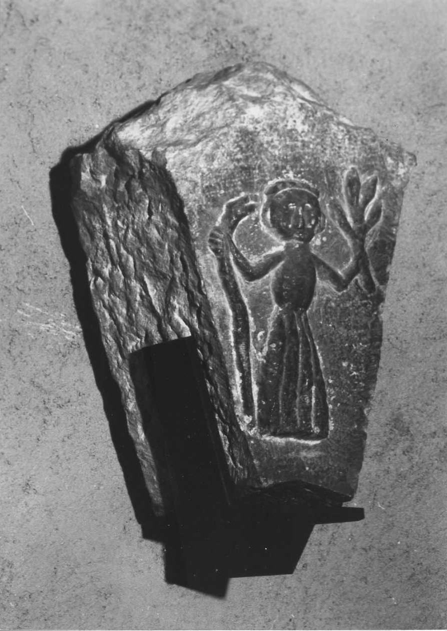 chiave di volta, opera isolata - bottega umbra (sec. XII)