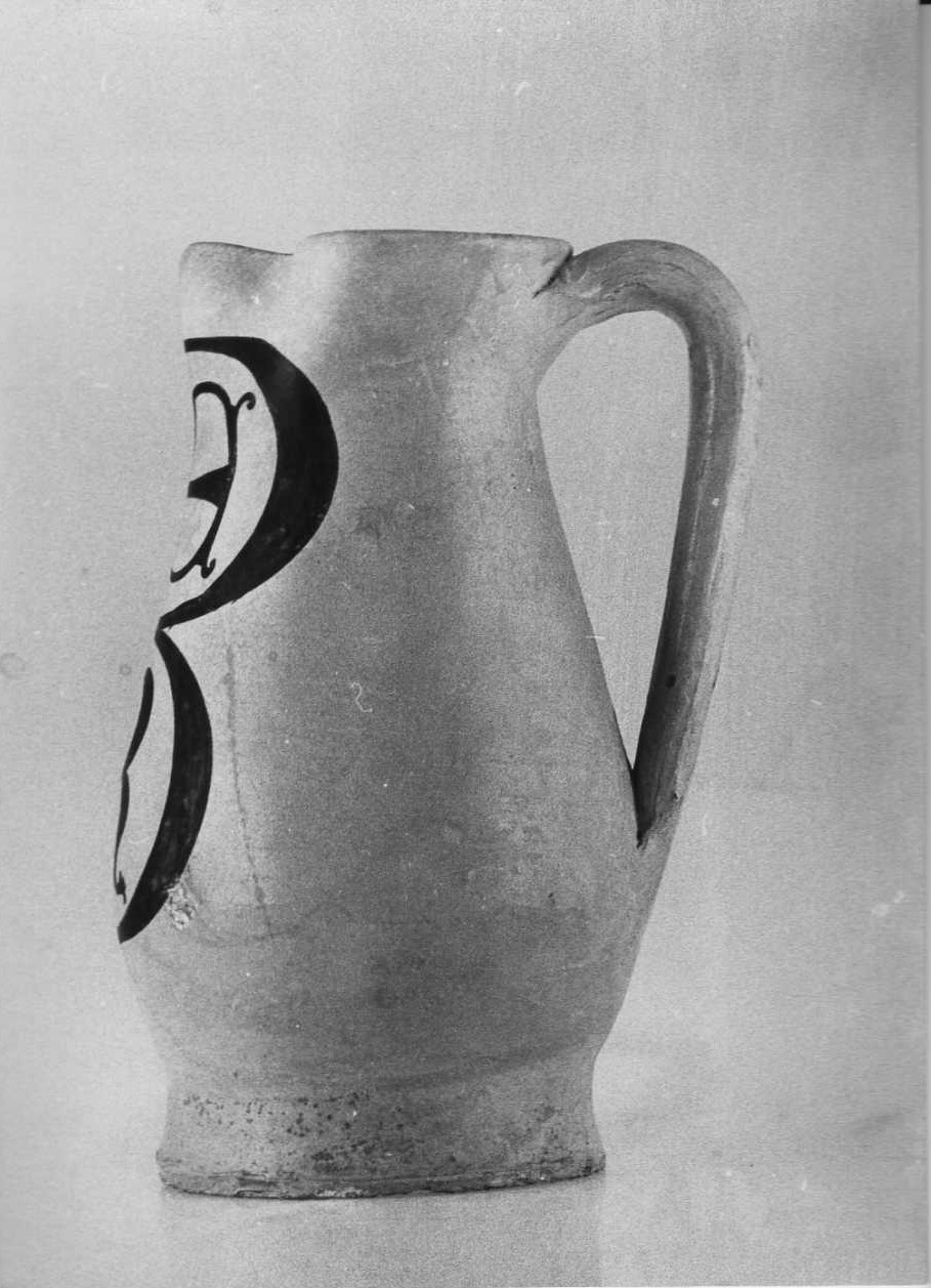 boccale, opera isolata - bottega faentina (fine sec. XIV)