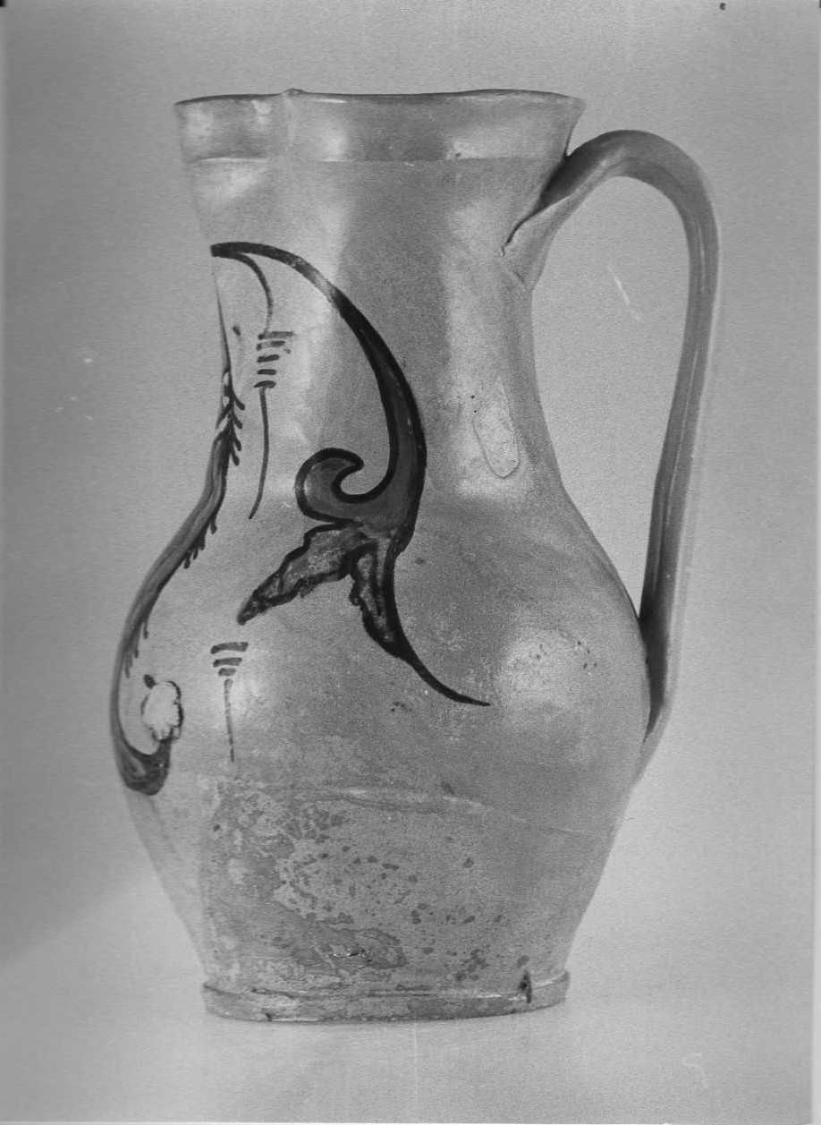 boccale, opera isolata - bottega orvietana (fine sec. XIV)