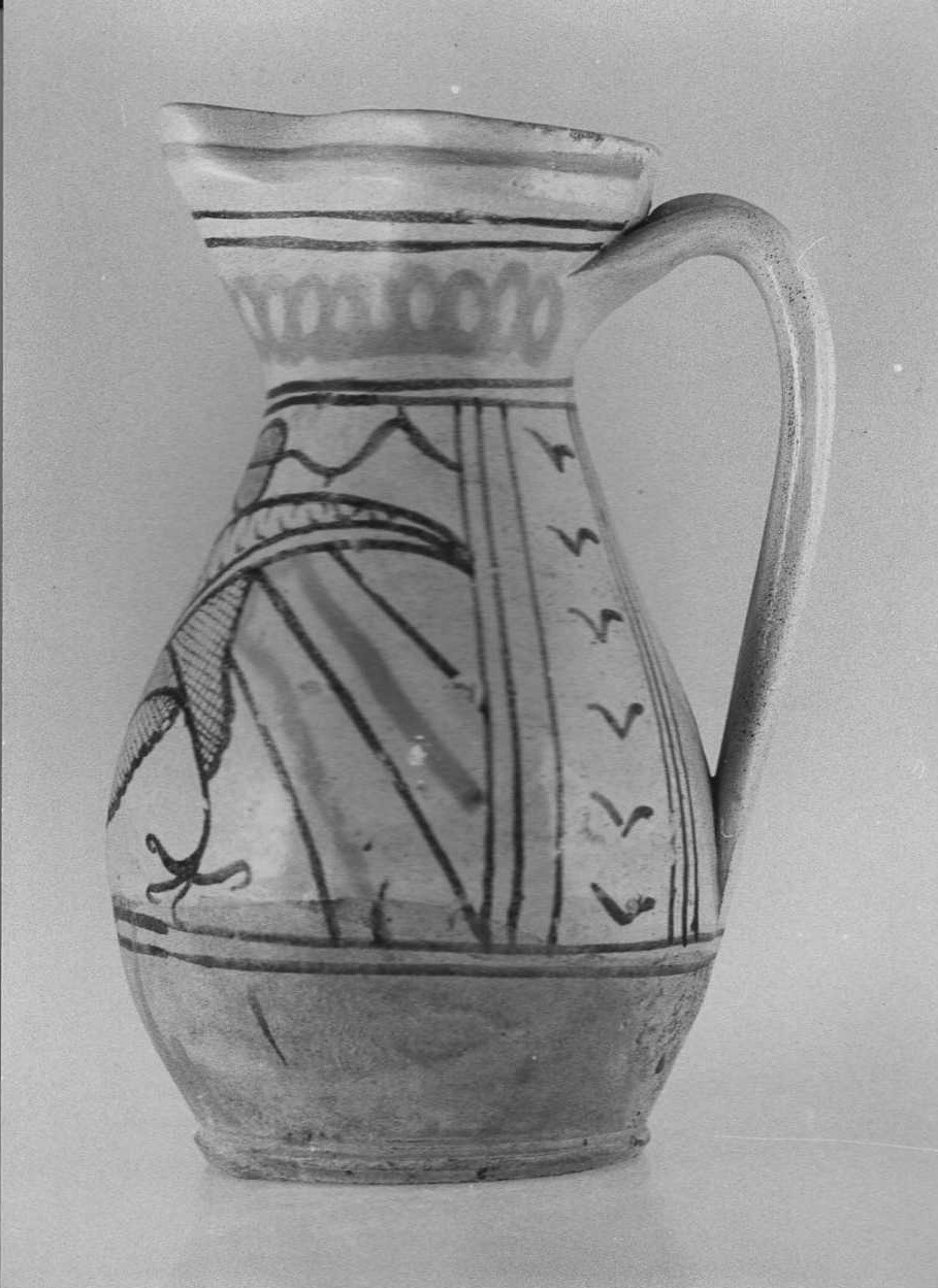 boccale, opera isolata - bottega Italia centrale (sec. XIV)