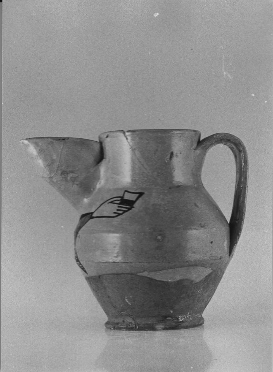 boccale, opera isolata - bottega Italia centrale (prima metà sec. XV)