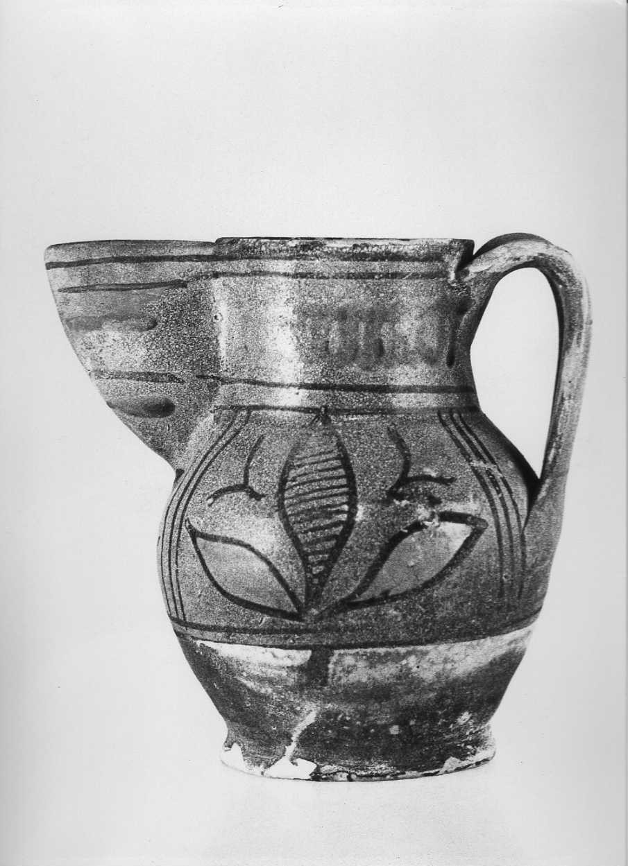 boccale, opera isolata - bottega Italia centrale (prima metà sec. XIV)