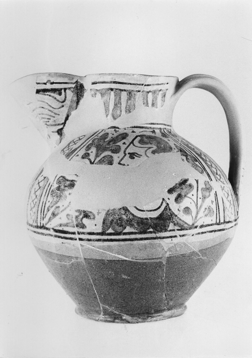 boccale, opera isolata - bottega Italia centrale (sec. XIV)