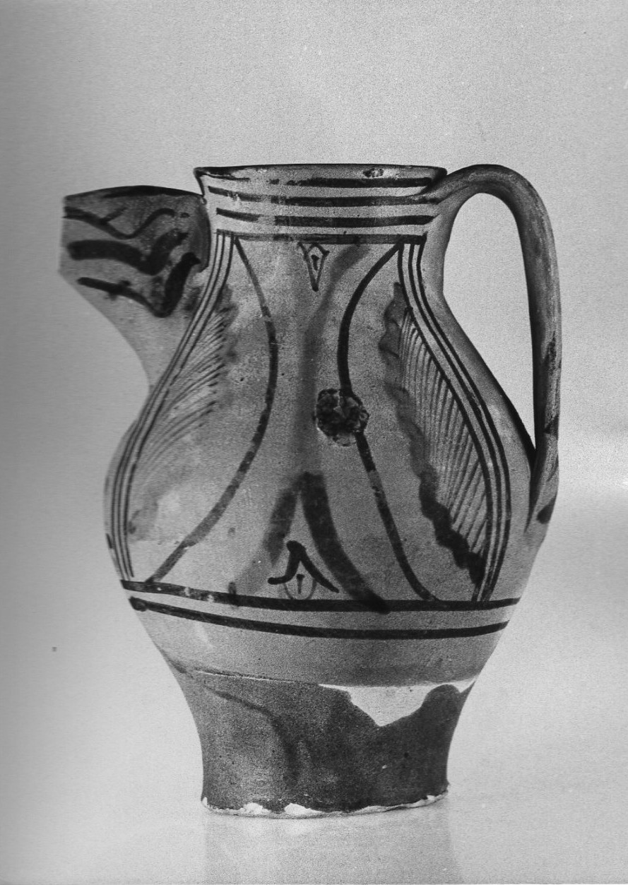 boccale, opera isolata - bottega Italia centrale (fine/inizio secc. XIV/ XV)