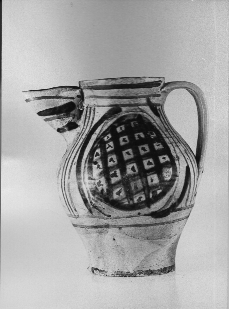 boccale, opera isolata - bottega Italia centrale (sec. XIV)