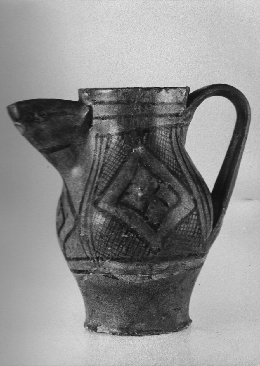 boccale, opera isolata - bottega Italia centrale (sec. XIV)