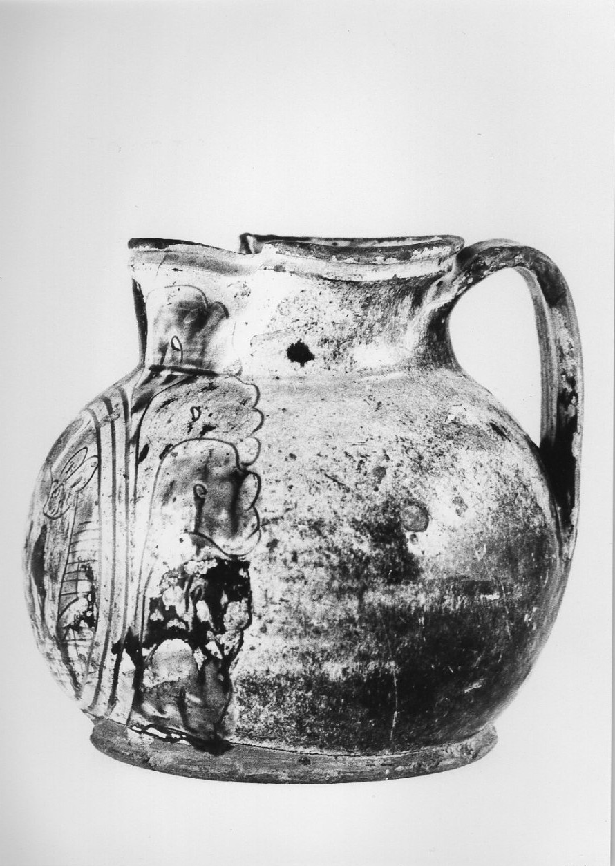 boccale, opera isolata - bottega emiliana (primo quarto sec. XVI)