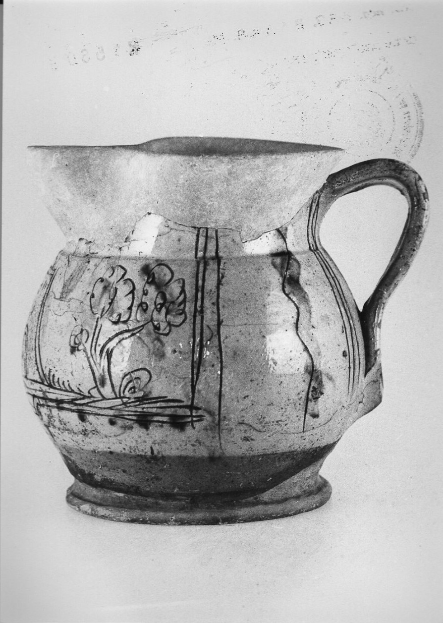 boccale, opera isolata - bottega emiliano-romagnola (sec. XVI)