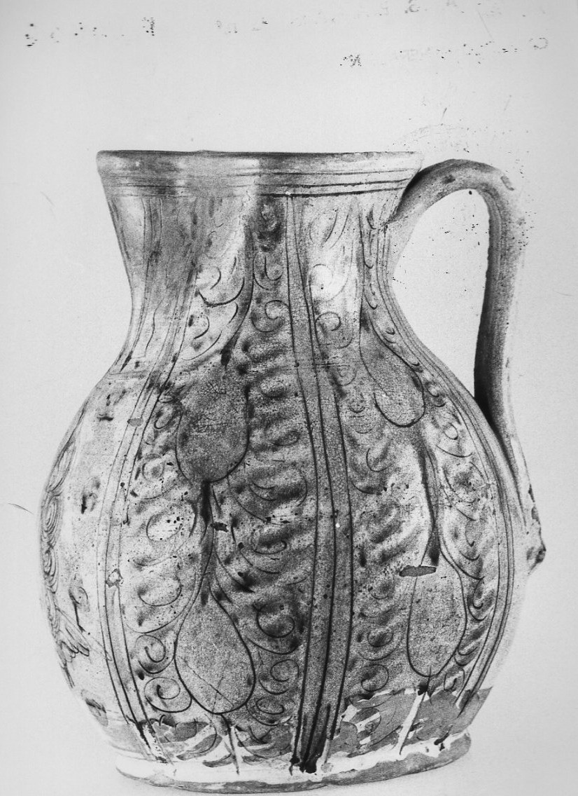 brocca, opera isolata - bottega veneta (fine/inizio secc. XV/ XVI)