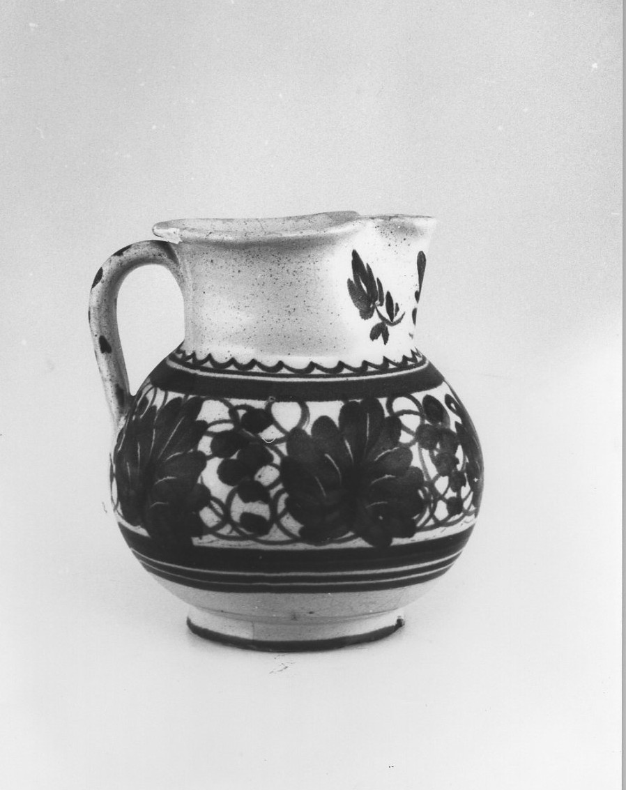 boccale, opera isolata - bottega faentina (sec. XIX)