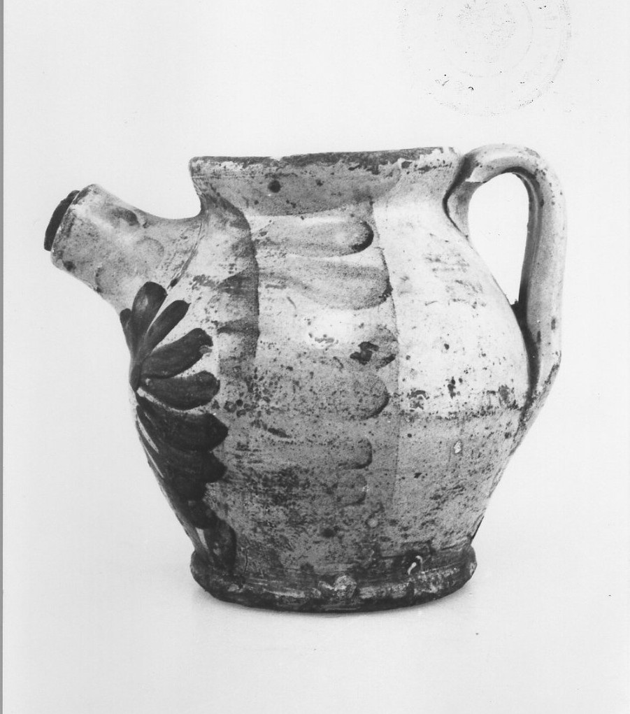 brocca, opera isolata - bottega Italia centrale (sec. XIX)