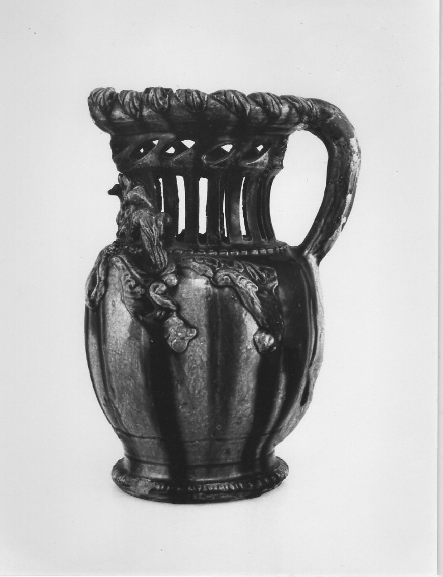 boccale, opera isolata - bottega campana (sec. XIX)