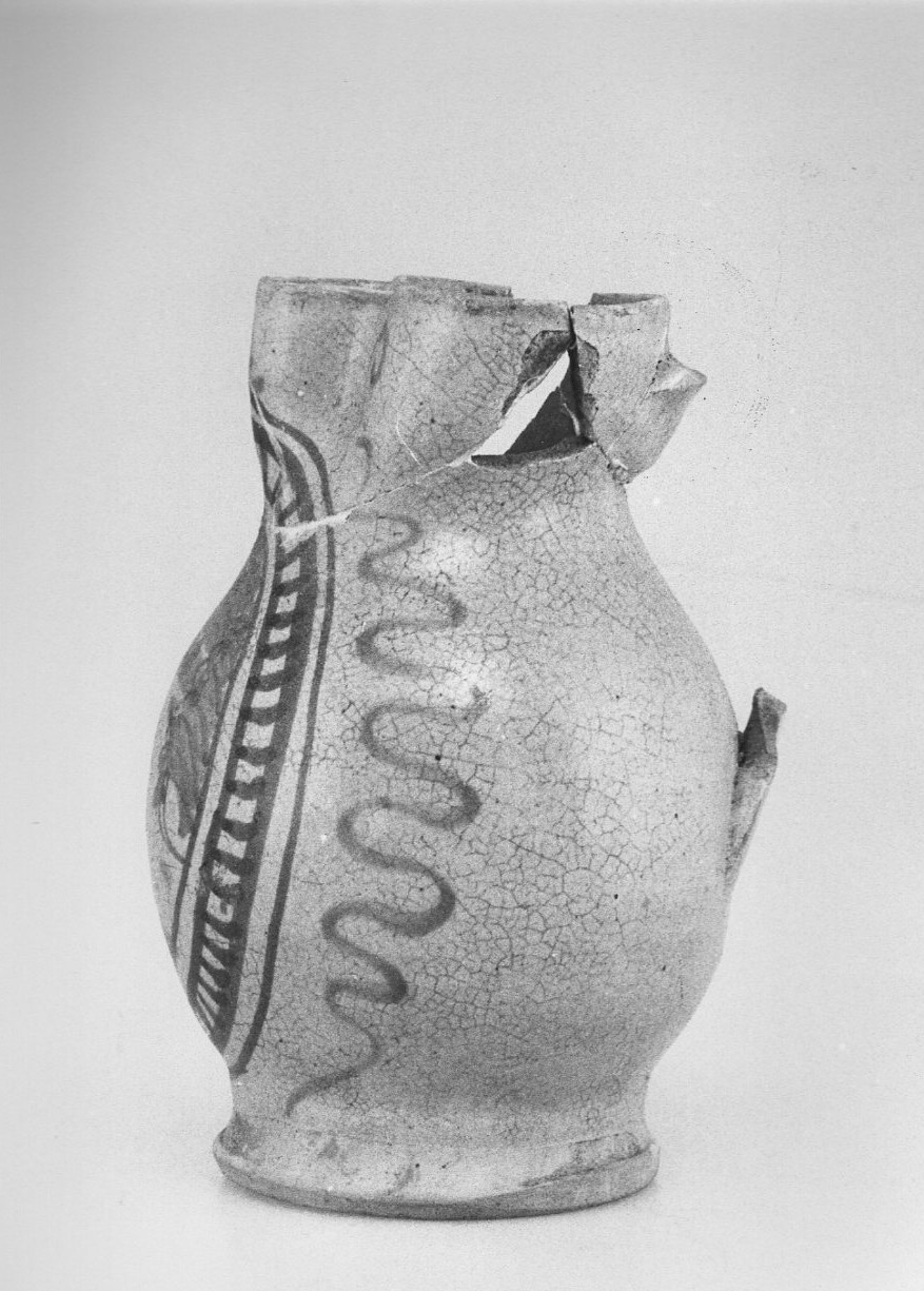 boccale, opera isolata - bottega Italia centrale (sec. XVII)