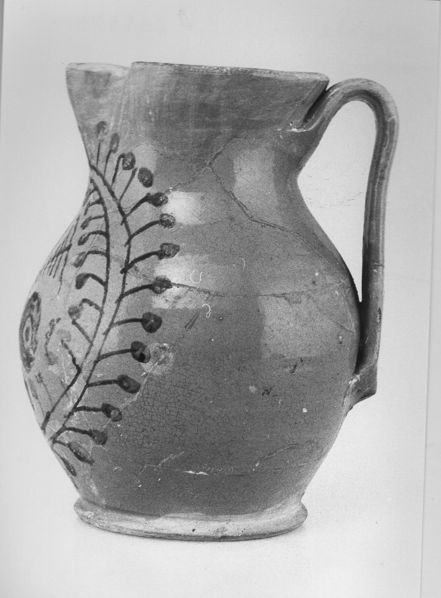 boccale, opera isolata - bottega Italia centrale (sec. XVIII)