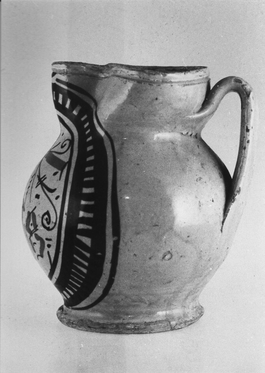 boccale, opera isolata - bottega emiliano-romagnola (fine/inizio secc. XV/ XVI)