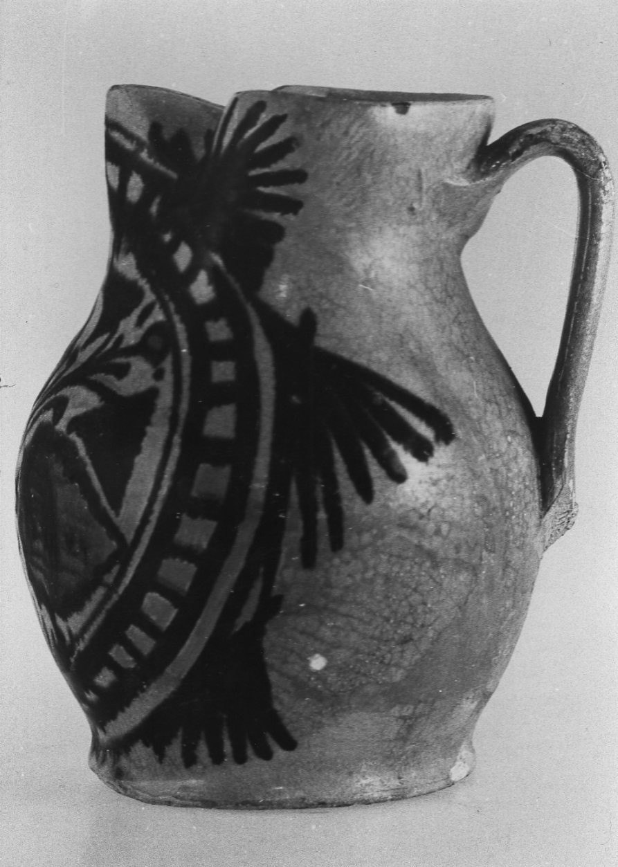 boccale, opera isolata - bottega emiliano-romagnola (fine/inizio secc. XV/ XVI)