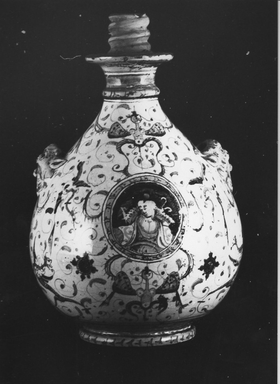 fiasca, opera isolata - bottega derutese (inizio sec. XVII)