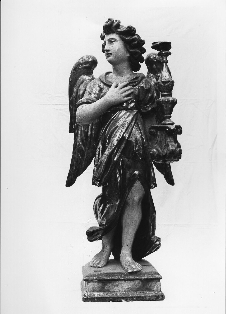 candelabro - a statua, coppia - bottega umbra (sec. XVIII)