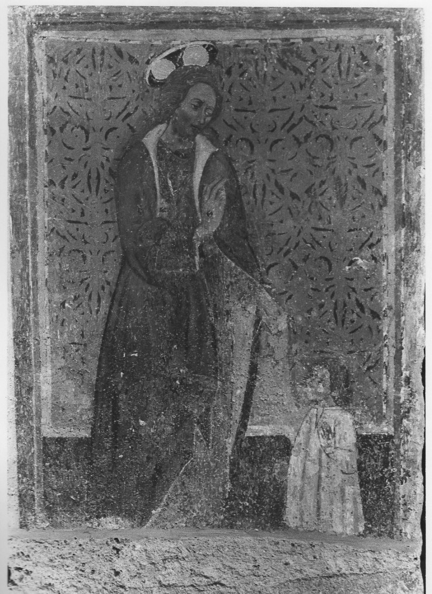 crocifissione (dipinto, opera isolata) di Domenico di Giacomo da Leonessa (attribuito) (metà sec. XV)