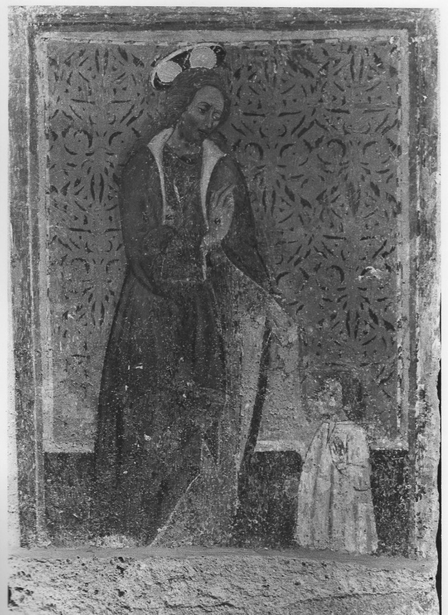 crocifissione (dipinto, opera isolata) di Domenico di Giacomo da Leonessa (attribuito) (metà sec. XV)