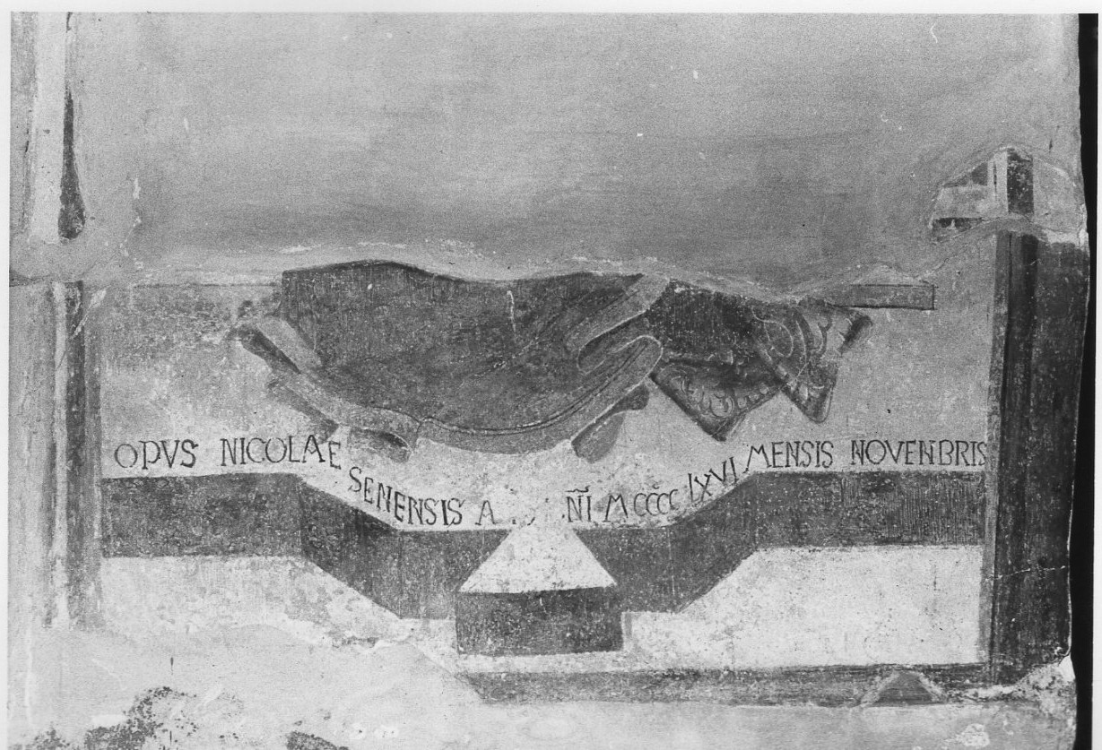 Madonna in trono (dipinto, opera isolata) di Niccola da Siena (sec. XV)