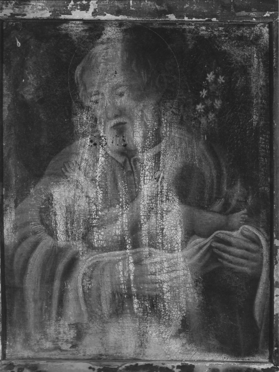 San Giuseppe e Gesù Bambino (dipinto, opera isolata) - ambito Italia centrale (sec. XVII)