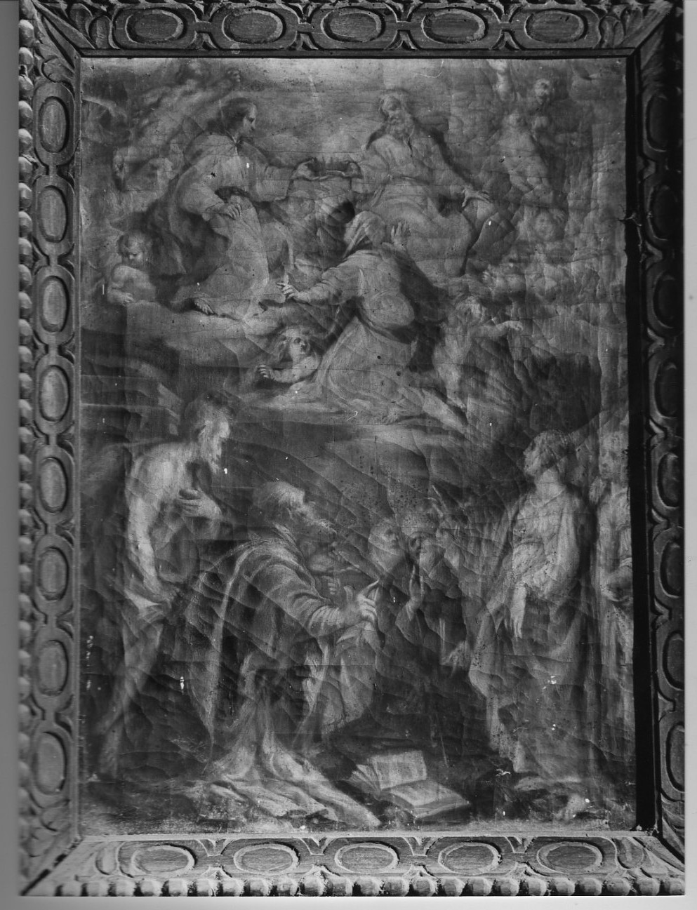 incoronazione di Maria Vergine (dipinto, elemento d'insieme) - ambito umbro (seconda metà sec. XVI)