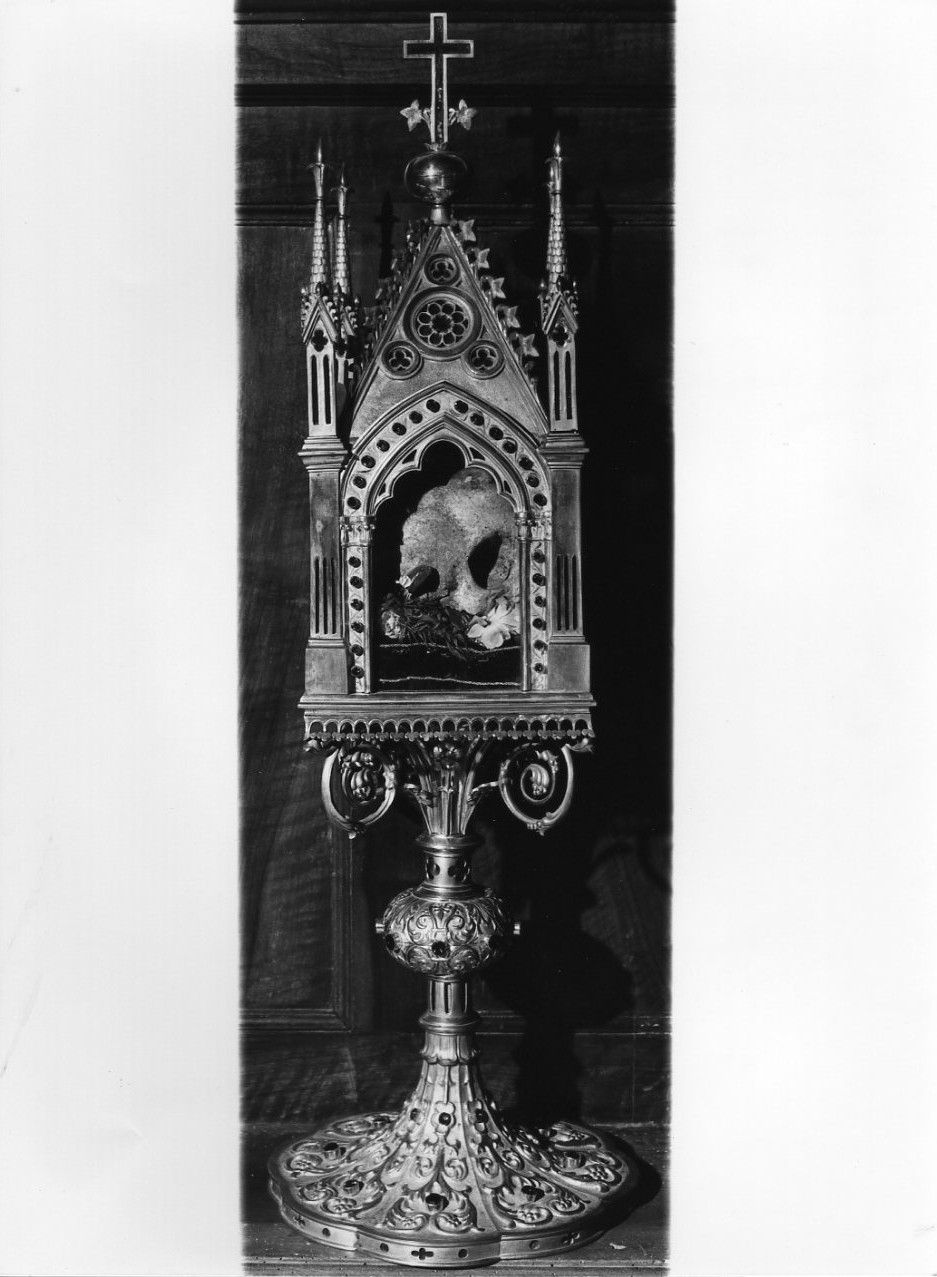 reliquiario architettonico, opera isolata - bottega romana (sec. XIX)