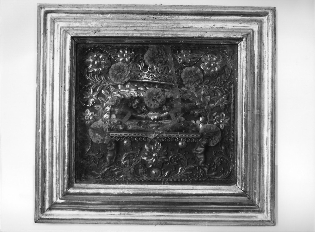 reliquiario - a tabella, opera isolata - bottega umbra (sec. XVII)