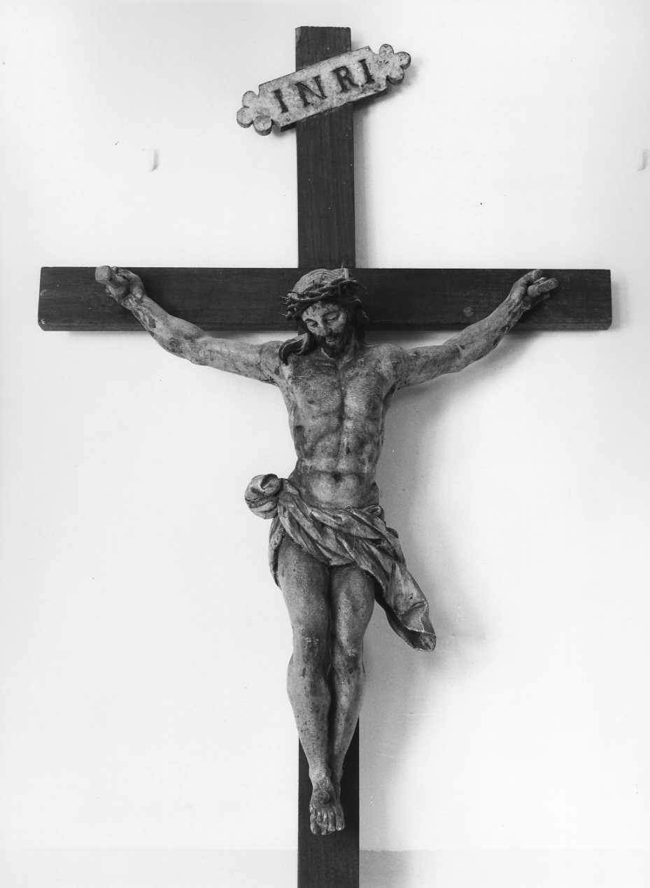 croce processionale, opera isolata - bottega umbra (prima metà sec. XVIII)