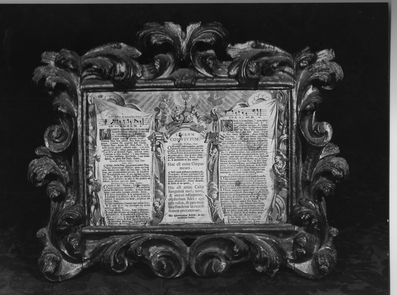 cartagloria, opera isolata - bottega umbra (sec. XVII)