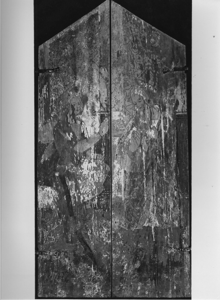 Annunciazione (sportello, insieme) - bottega umbra (sec. XVI)