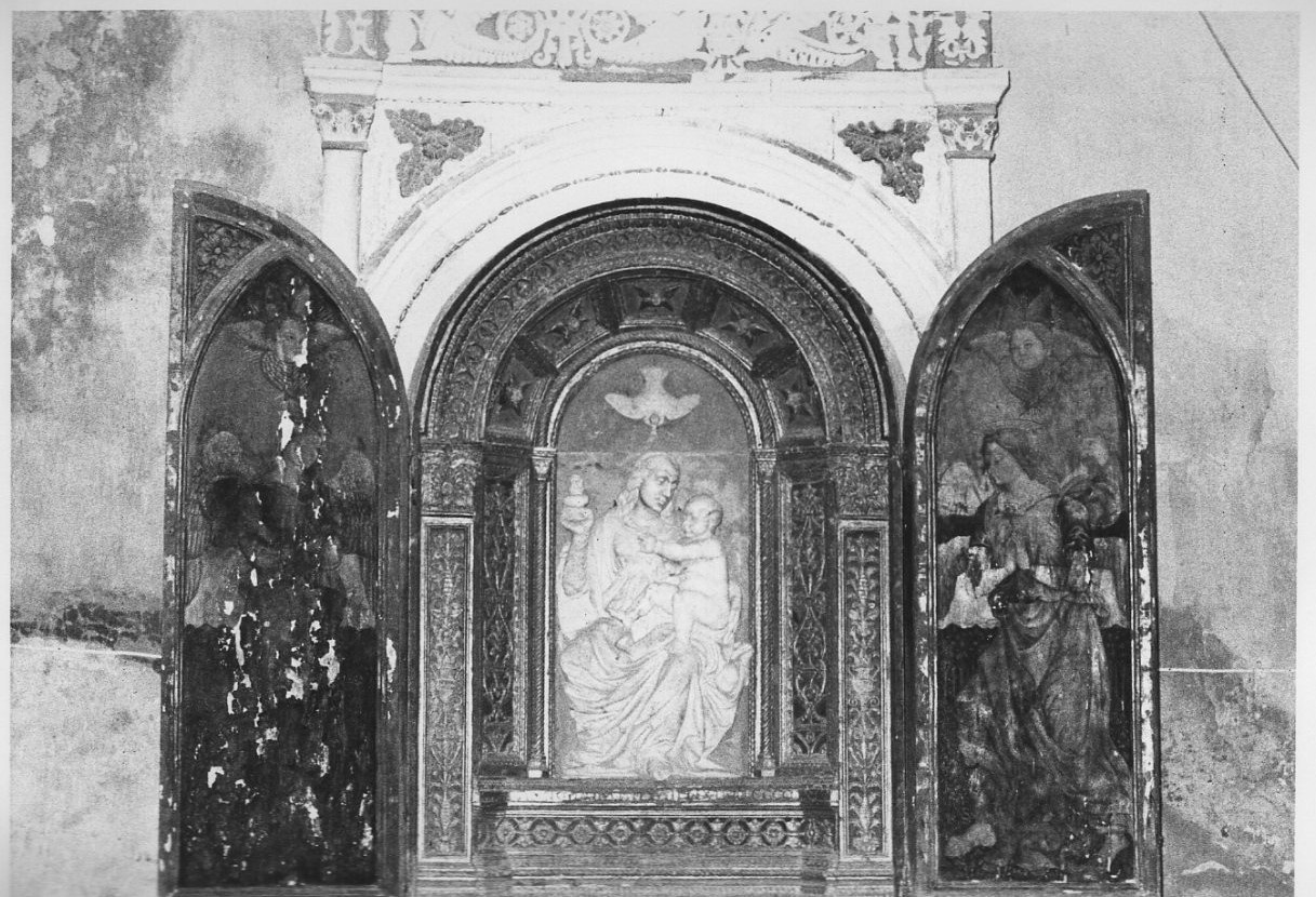 Edicola della Madonna Bianca (edicola, complesso decorativo) di Ferrucci Francesco di Simone (sec. XVI)